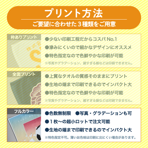 フェイスタオル フルカラーのサンプルイメージ画像６